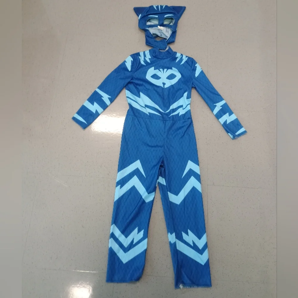 PJ Masks Catboy Boys size 3T-4T Blue Superhero Dressup Official Costume Jumpsuit - Picture 3 of 14
